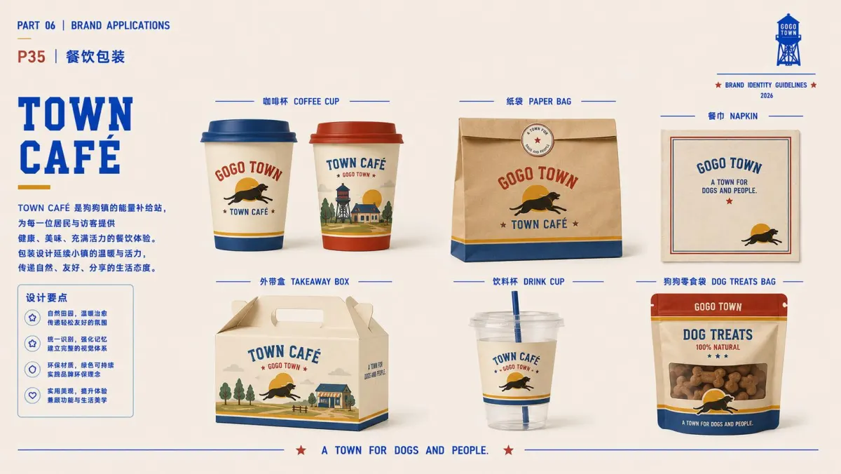 TOWN CAFE 餐饮包装